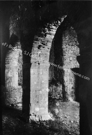 CHAPTER HOUSE DIVIDING ARCADE INTERIOR